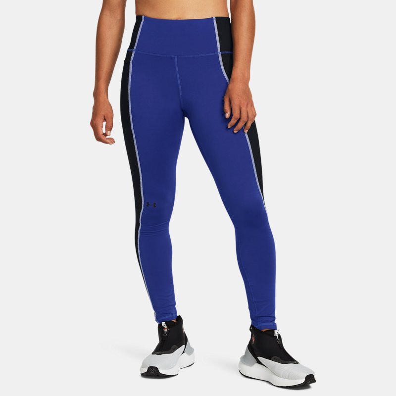 Leggings Under Armour Train Cold Weather para mujer Team Royal / Blanco / Negro XS